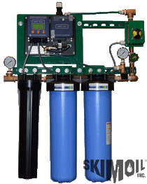 bilge water filter with oil content monitor
