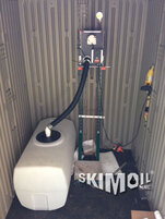 Monitoring & Recovery well belt type oil skimmer, reaches deep and brings oil to the surface, electric, can reach down 100’